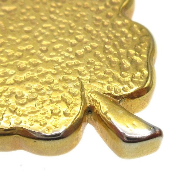 Chanel Clover Dangle Piercing Earrings Gold 03P - Picture 4 of 4